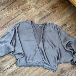 Satin Free People Crop top